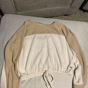 Hollister Tan Knit Sweater
